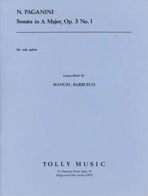 Sonata in A Major, Op. 3 No. 1