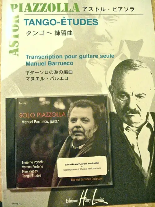 Special Offer: Solo Piazzolla CD + Tango-Études